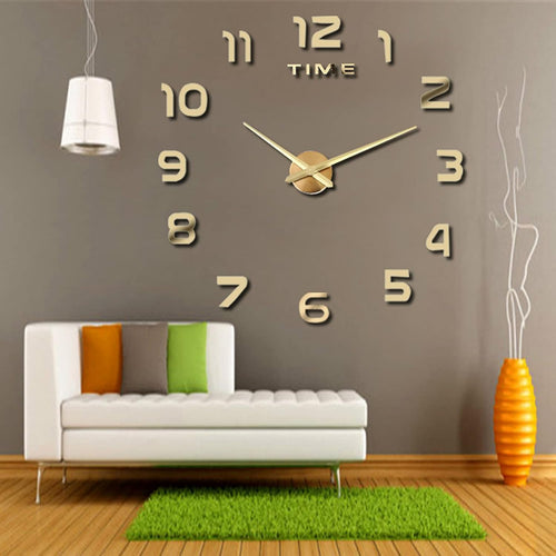 3D DIY Wall Clock Arabic Numerals Clock