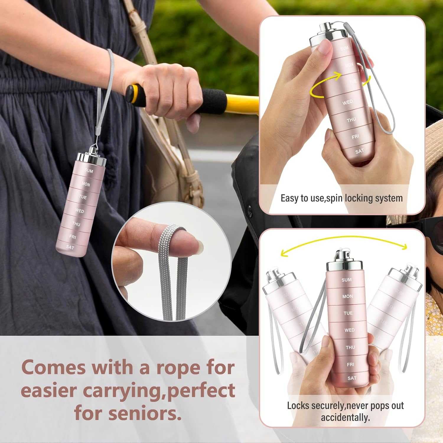 Portable Waterproof Medication Storage Case