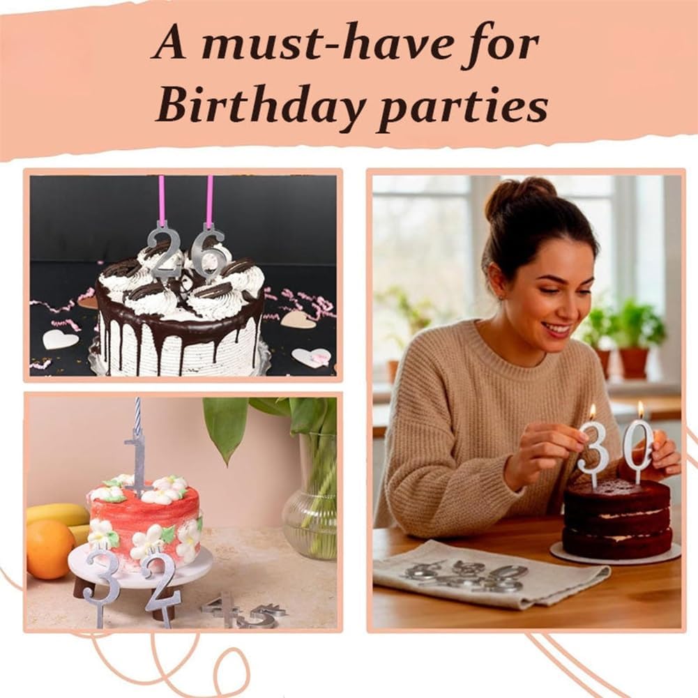 Reusable Number Candle Holder Set-(2SETS)