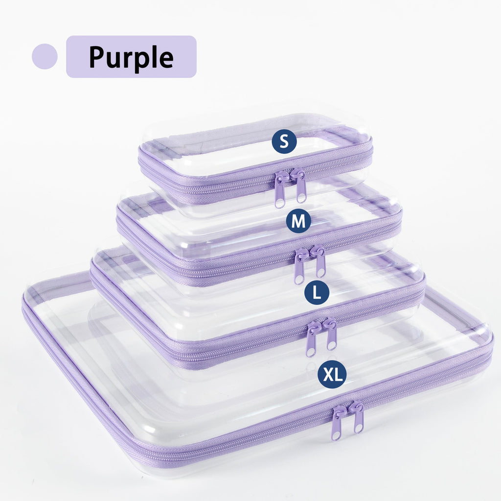 Clear Hard Shell Zipper Case