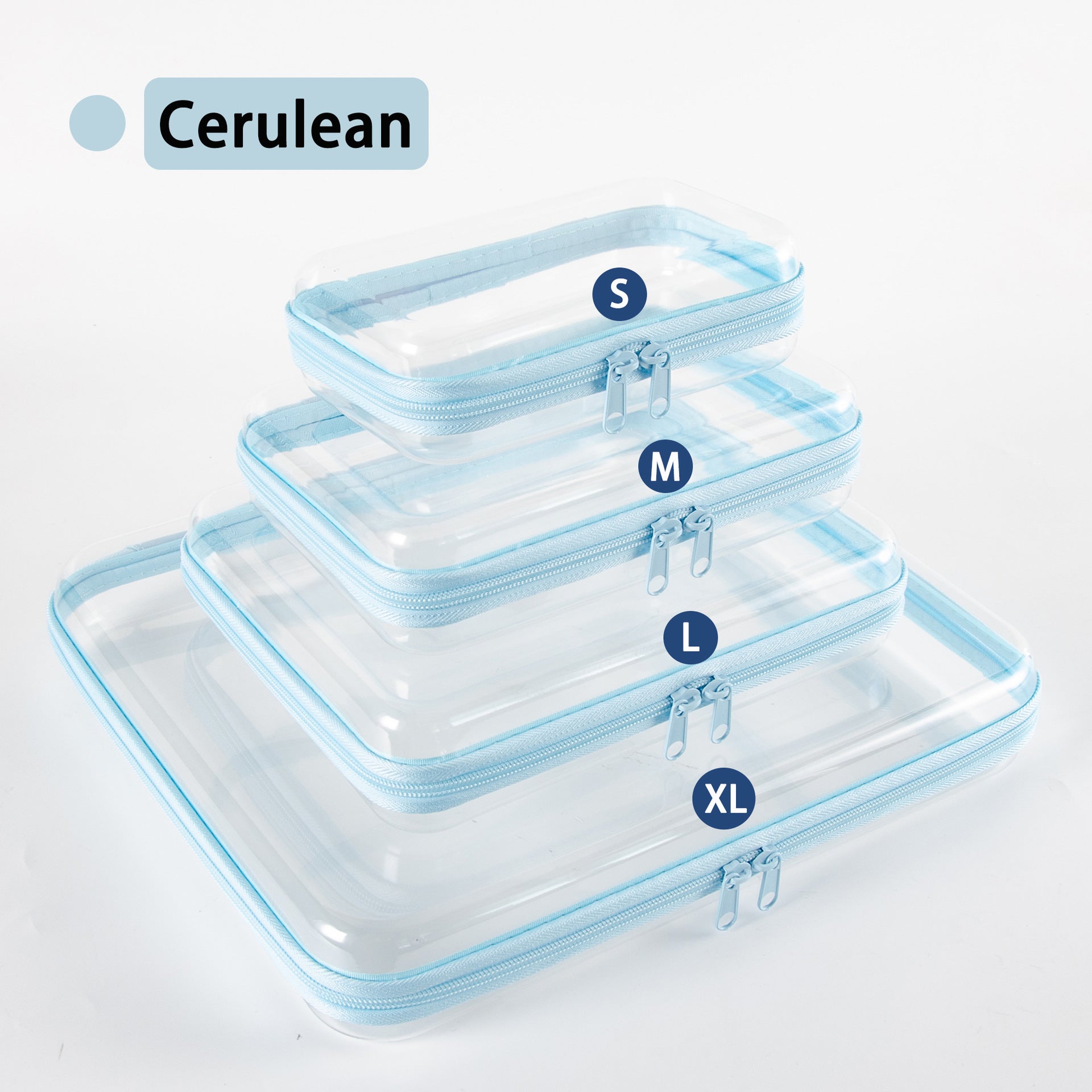 Clear Hard Shell Zipper Case