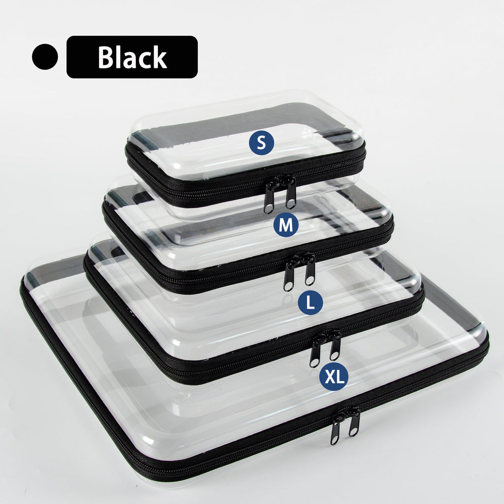 Clear Hard Shell Zipper Case