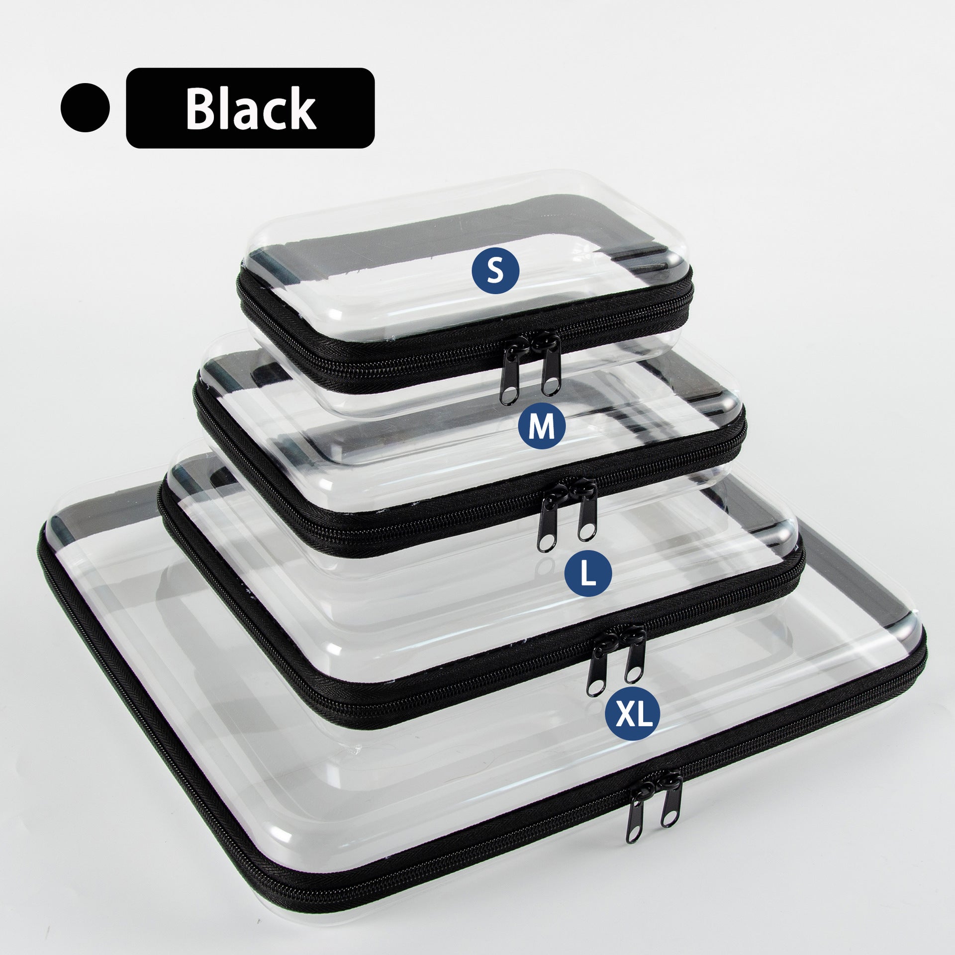 Clear Hard Shell Zipper Case