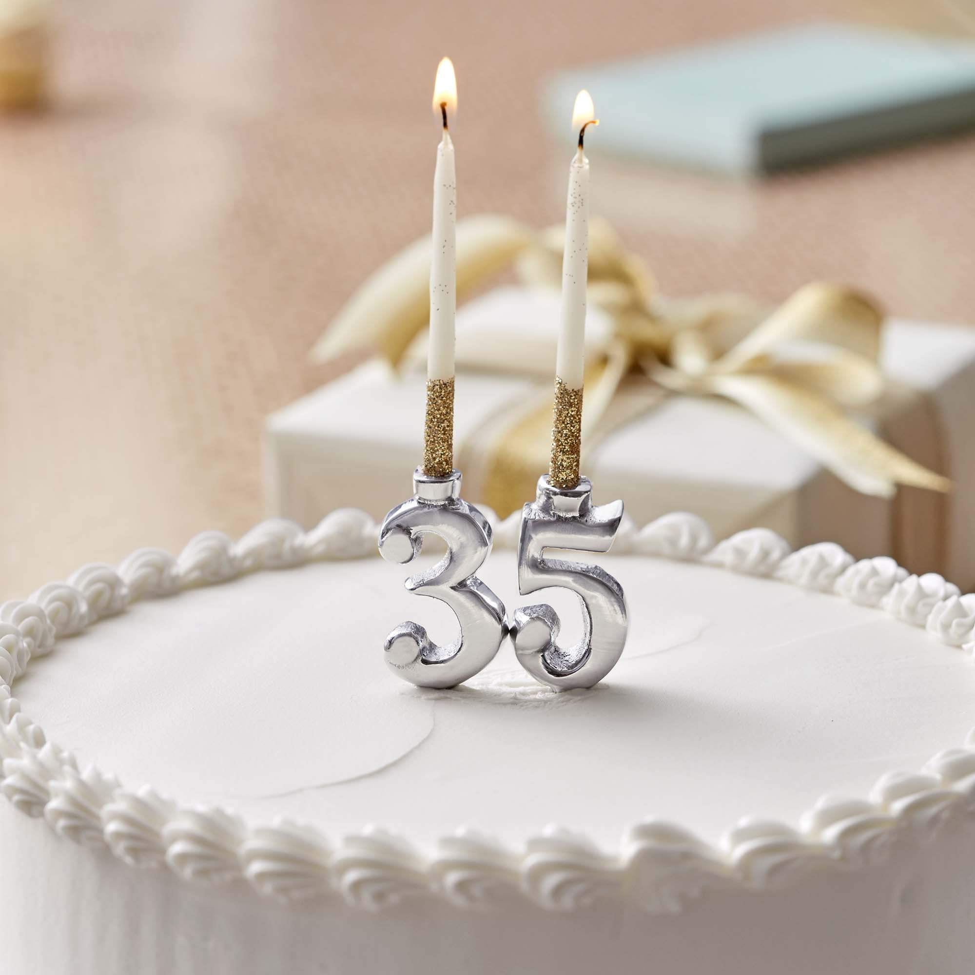 Reusable Number Candle Holder Set-(2SETS)