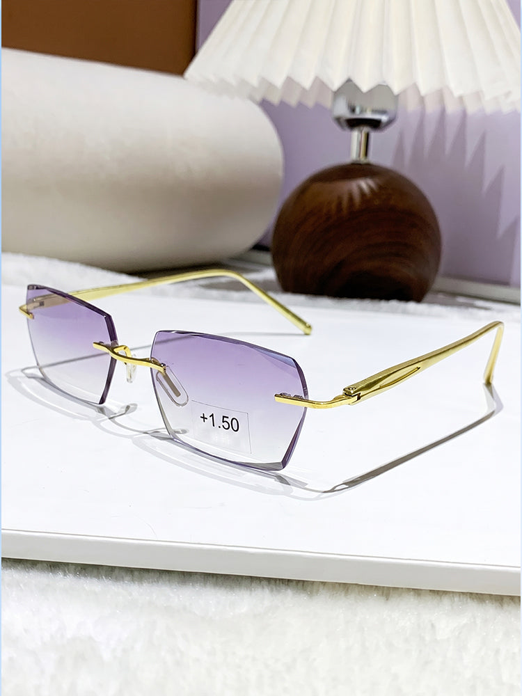 Rimless Transition Photochromic Reading Glasses 2 Pack