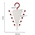 Multi-Functional V-Shaped Double Sided Hanger Storage Rack